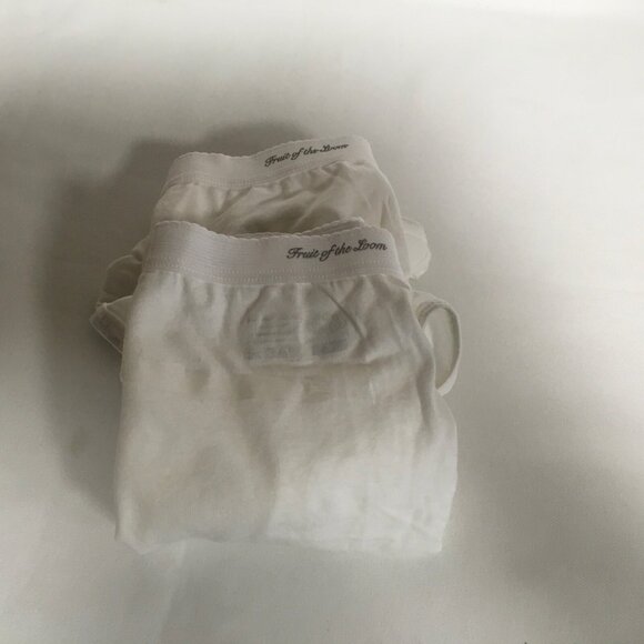 Vintage Fruit Of The Loom Panties Underwear Size 8 Pair Of 2 Cotton Granny Style - Picture 5 of 5